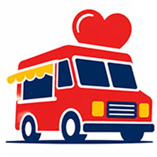 I Love Food Truck Icon